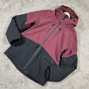 Boulder Gear Men’s Downslide Insulated Ski Snow Jacket Waterproof in Dry Wine M